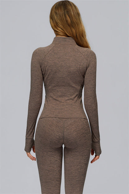 The Radiance Jacket Sports Bra Leggings 3-Piece Set