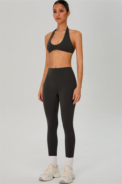 The Solid Sports Bra Leggings 2-Piece Set