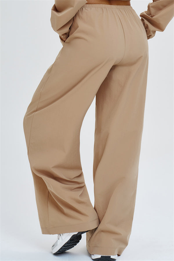 The Svelte UV protection Crop Hoodie Sweatpants 2-Piece Set