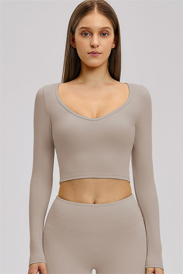 The Stride Long Sleeve T-shirt Flared Leggings 2-Piece Set
