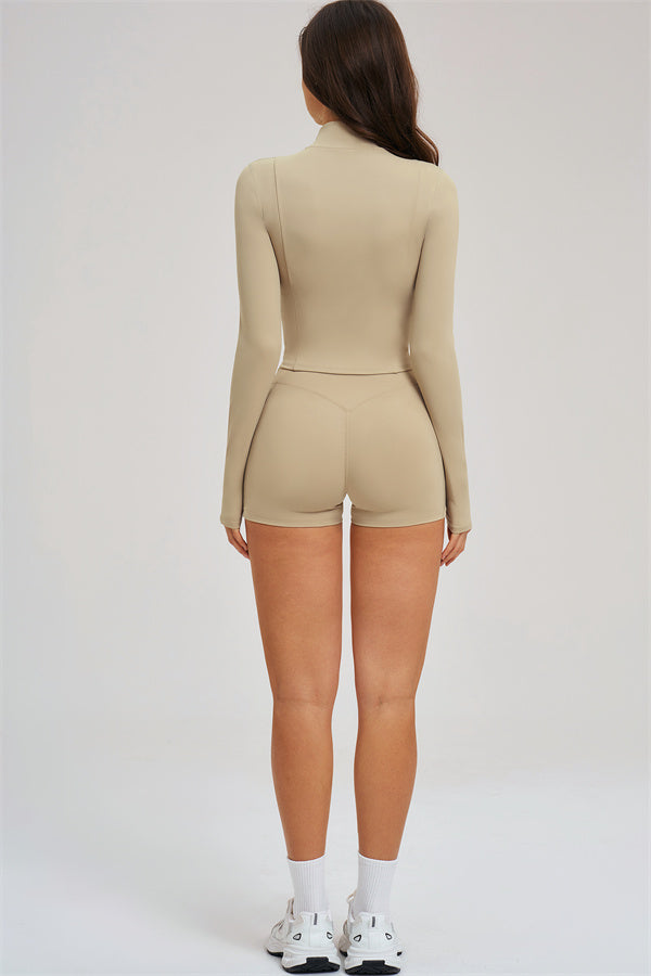 The Sizzle Zip Jacket Shorts 2-Piece Set