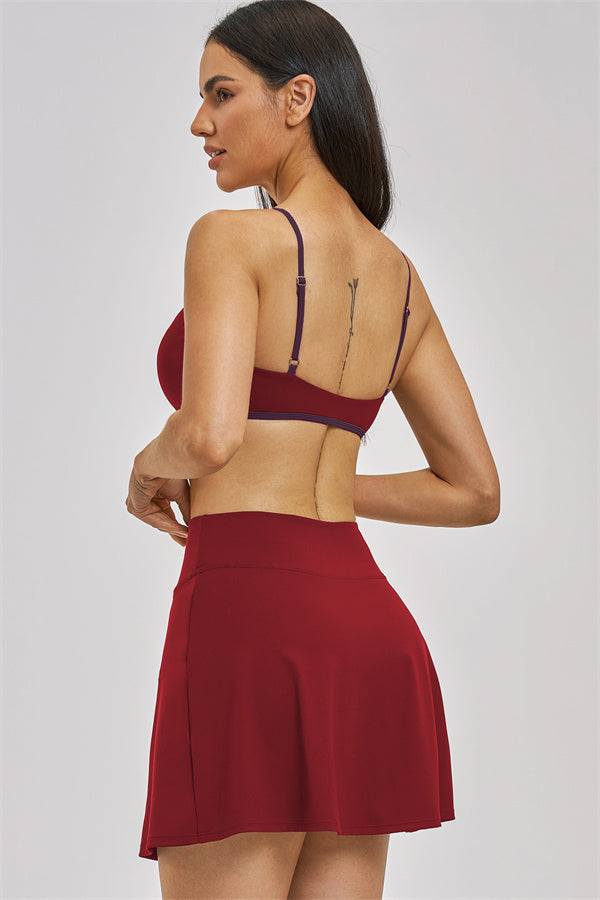 The Seraphine Sports Bra Skirt 2-Piece Set