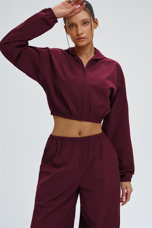 The Svelte UV protection Crop Hoodie