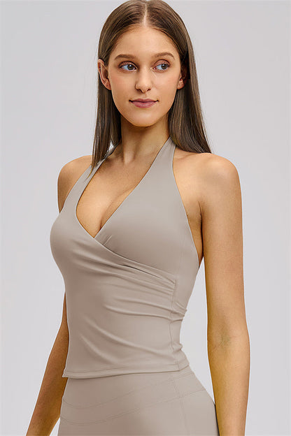 The Stride Crop Top Flared Leggings 2-Piece Set