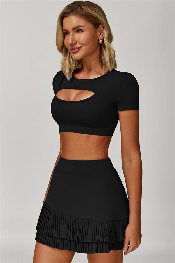 The Lavish Cut-out Crop Top
