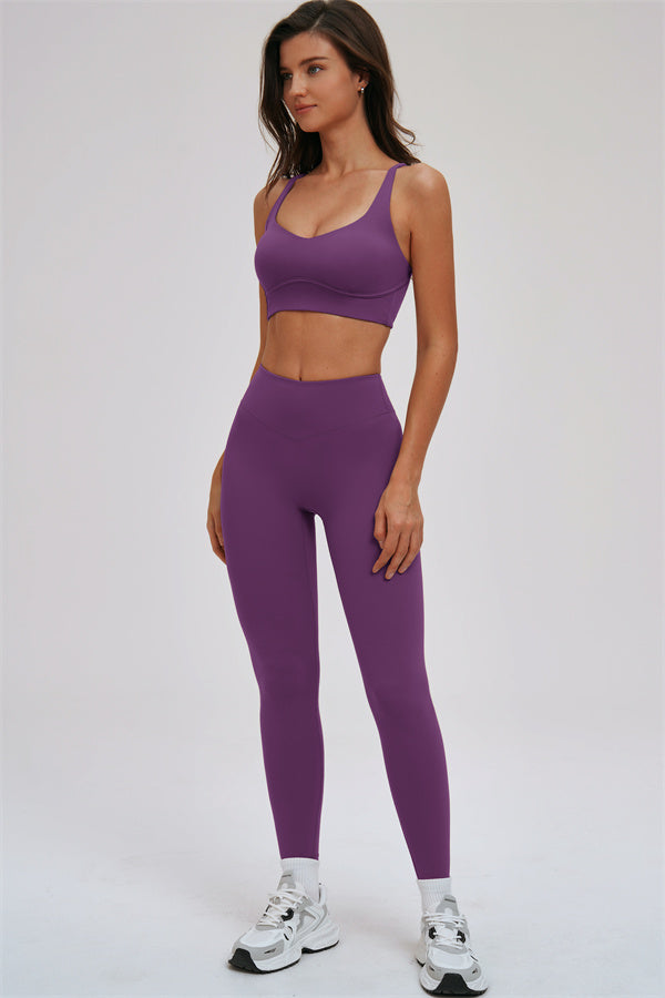 The Kinetic Cross Back Sports Bra