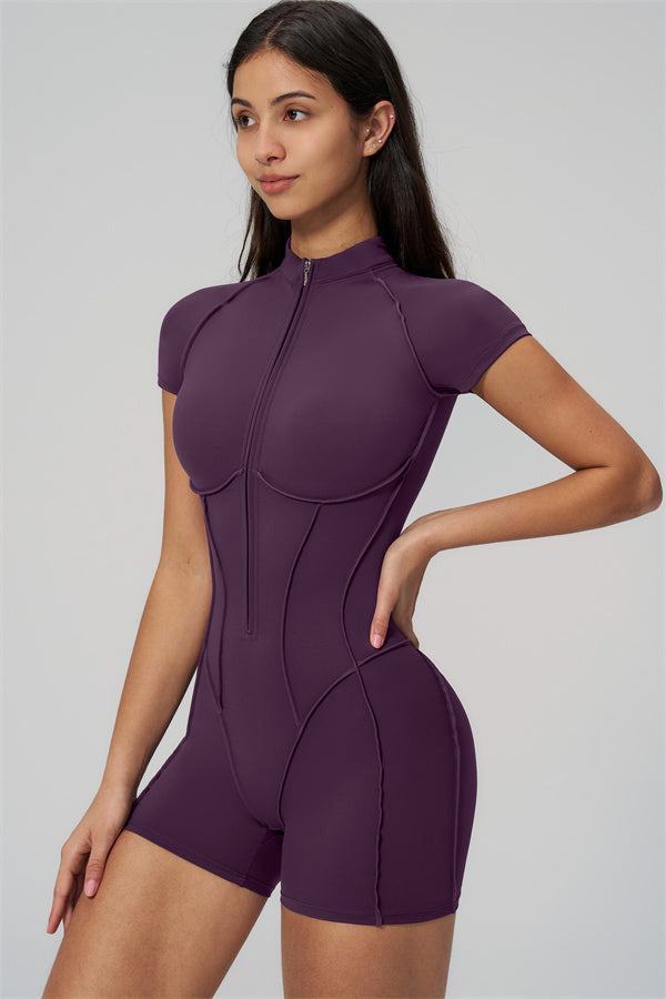 The Anew Zipper Romper