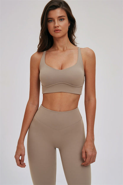 The Kinetic Cross Back Sports Bra