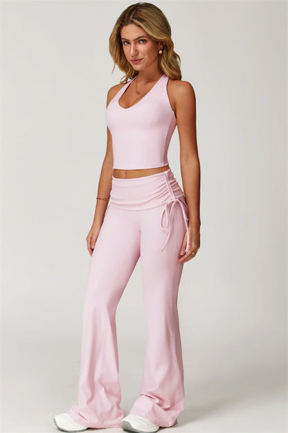 The Echo Tank Top Flared Leggings 2-Piece Set