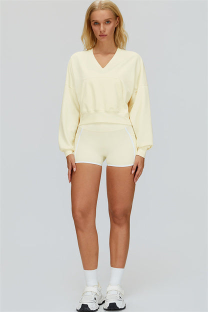 The Whisper V-Neck Hoodie