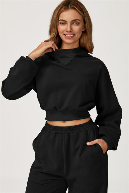 The Axis Crop Hoodie