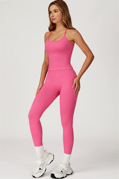 The Sculpt Crop Top Leggings 2-Piece Set