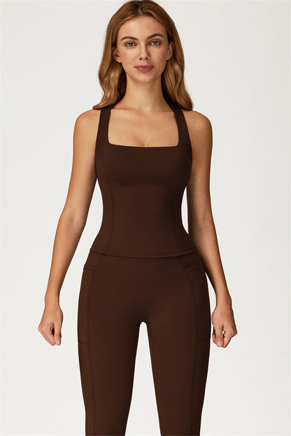 The Glacier Crop Tank Leggings 2-Piece Set