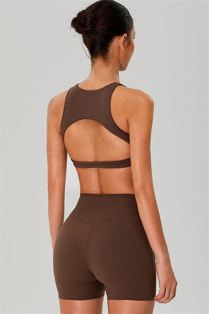The Jewel Crop Top Crossover Shorts 2-Piece Set