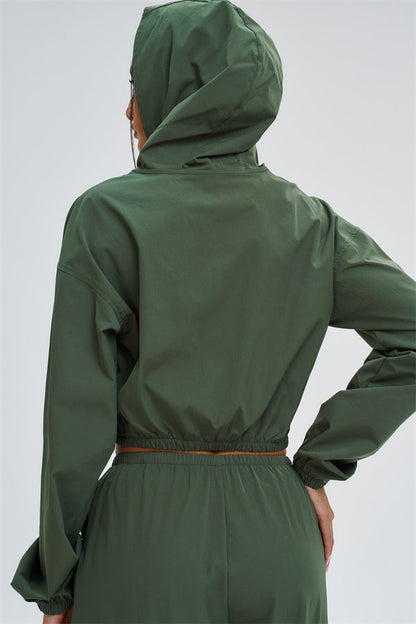 The Svelte UV protection Crop Hoodie