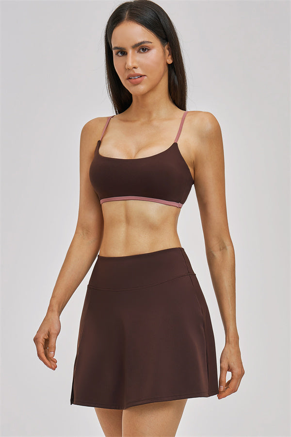 The Seraphine Sports Bra Skirt 2-Piece Set