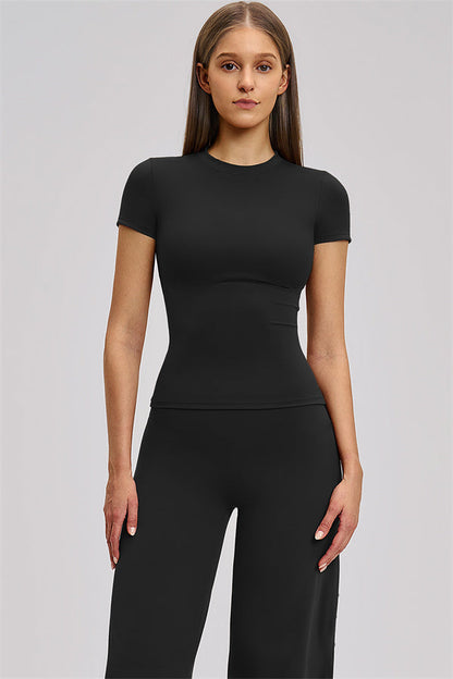 The Dynamic Long Sleeve T-shirt Straight Leg Pants 2-Piece Set