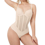 Women's Postpartum Compression Bodysuit – Medium Control Faja for BBL Recovery