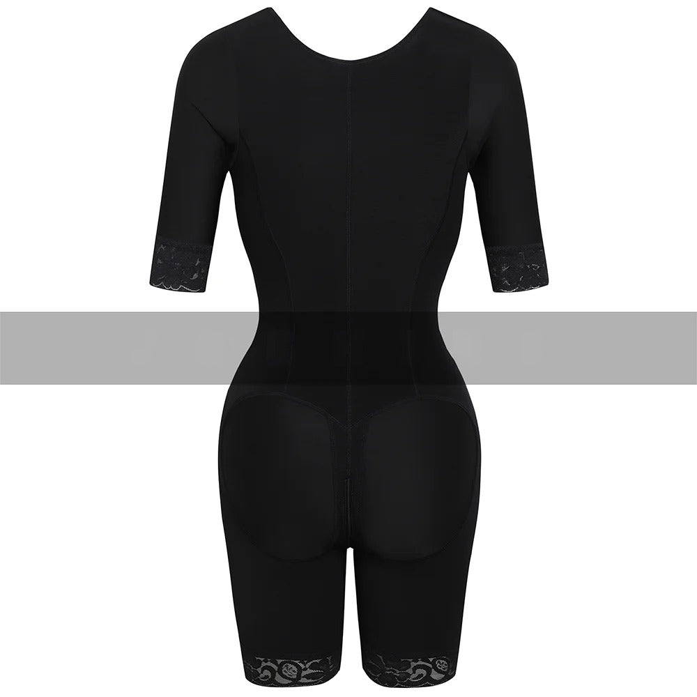 Fajas Colombianas Seamless Full Body Shaper – Firm Control Corset with Thigh Slimmer