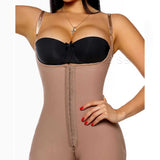 Fajas Colombianas Body Shaper with Abdominal Control – Medium Compression Bodysuit