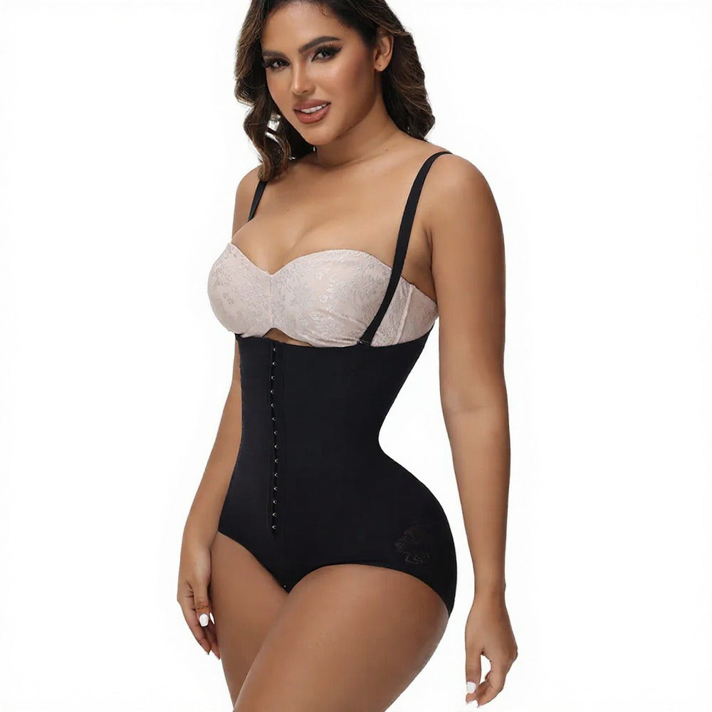 Colombian Faja Bodysuit – Medium Compression Slimming Shapewear with Butt Lifter