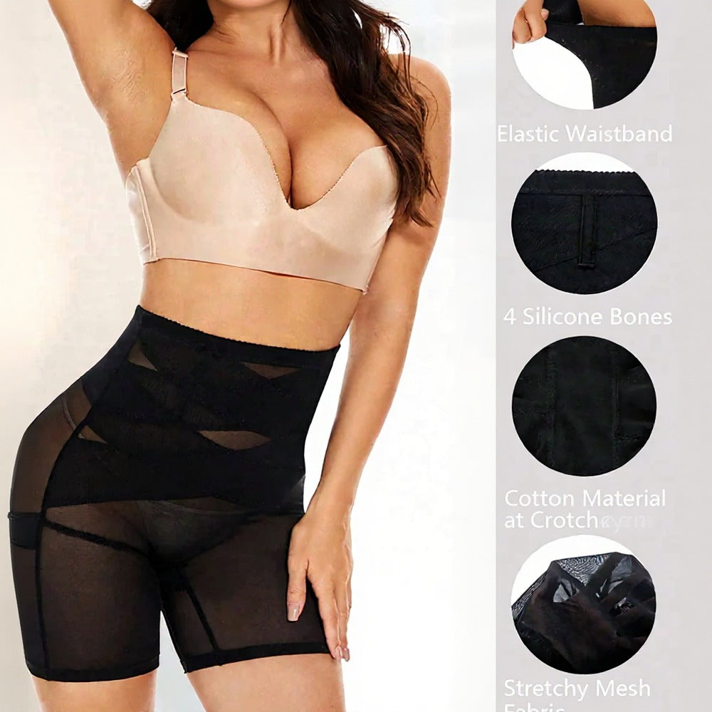 High-Waist Seamless Shaper Shorts