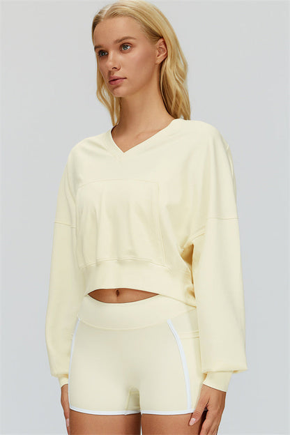 The Whisper V-Neck Hoodie