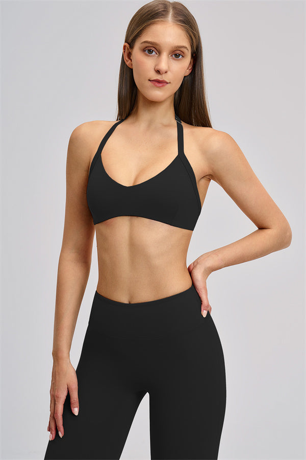The Zestful Sports Bra Flared Leggings 2-Piece Set