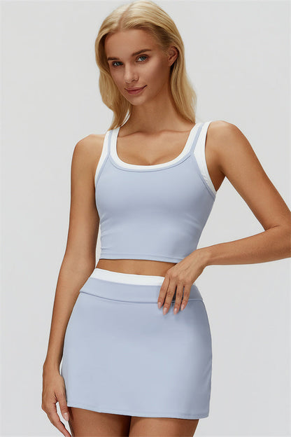 The Canyon Sports Bra Skirt 2-Piece Set