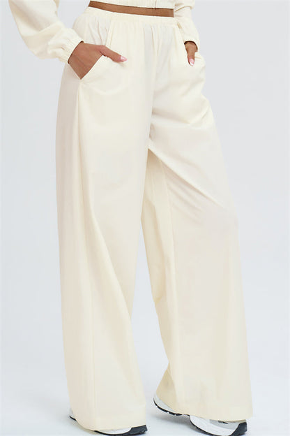 The Svelte UV protection Crop Hoodie Sweatpants 2-Piece Set