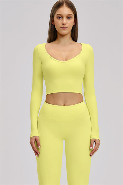 The Stride Long Sleeve T-shirt Flared Leggings 2-Piece Set