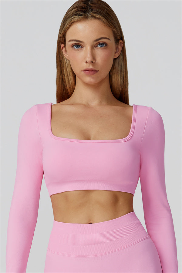 The Reign Long Sleeve Crop Top