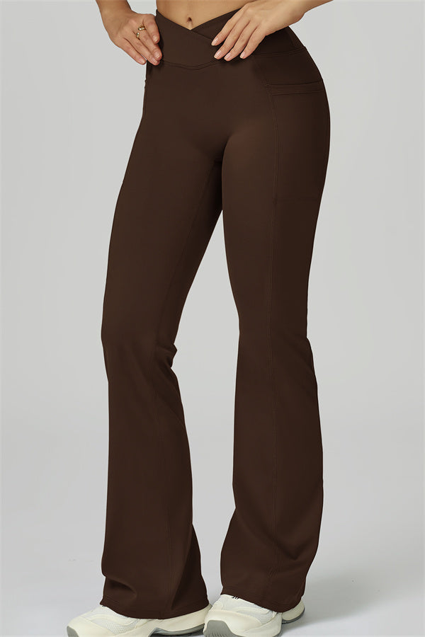 The Flourish Crop Tank Flared Leggings 2-Piece Set