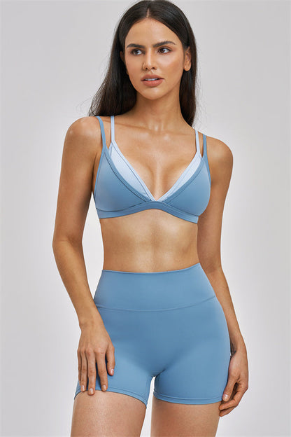 The Seraphine Layered V Sports Bra