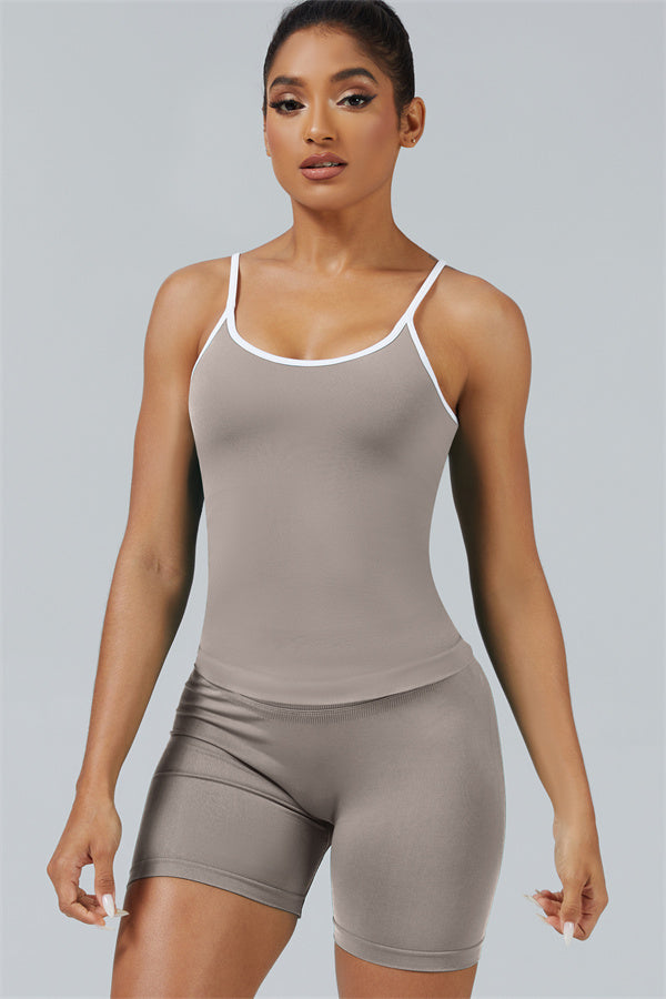 The Elevate New Crop Top Shorts 2-Piece Set