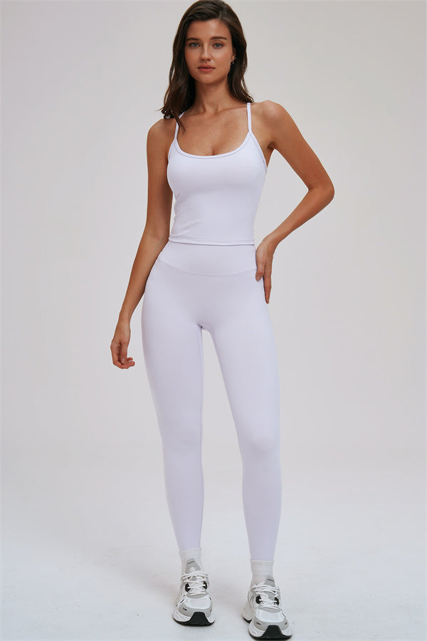 The Svelte Cross Back Tank Top Leggings 2-Piece Set