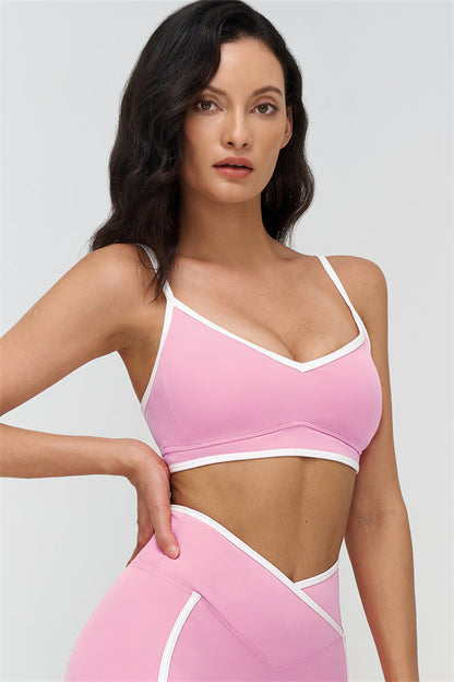 The Crave Contrast Sports Bra