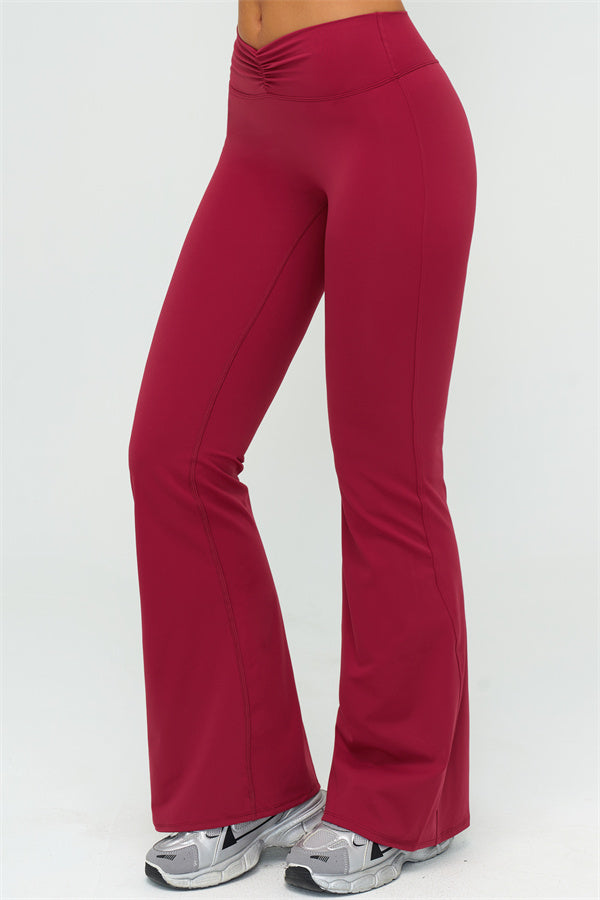 The Lushness Y-Back Sports Bra Flared Leggings 2-Piece Set