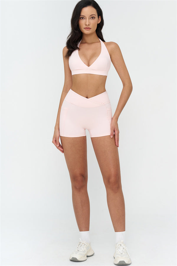 The BoldFit Sports Bra Shorts 2-Piece Set