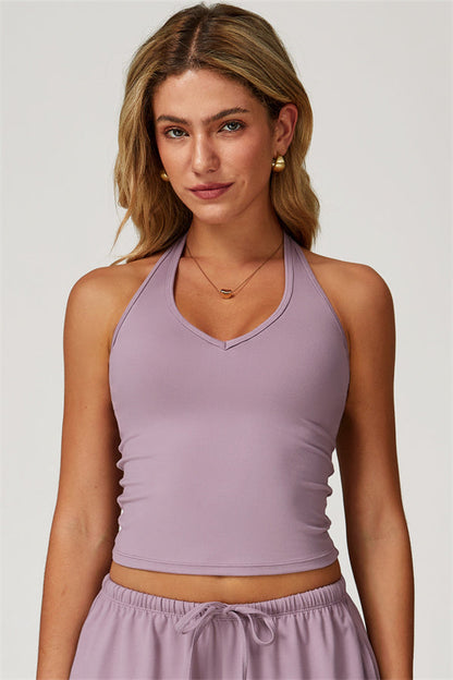 The Sprint Halter Tank Top
