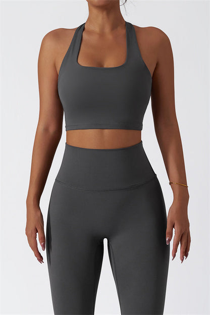 The Seraphine Halter Crop Top