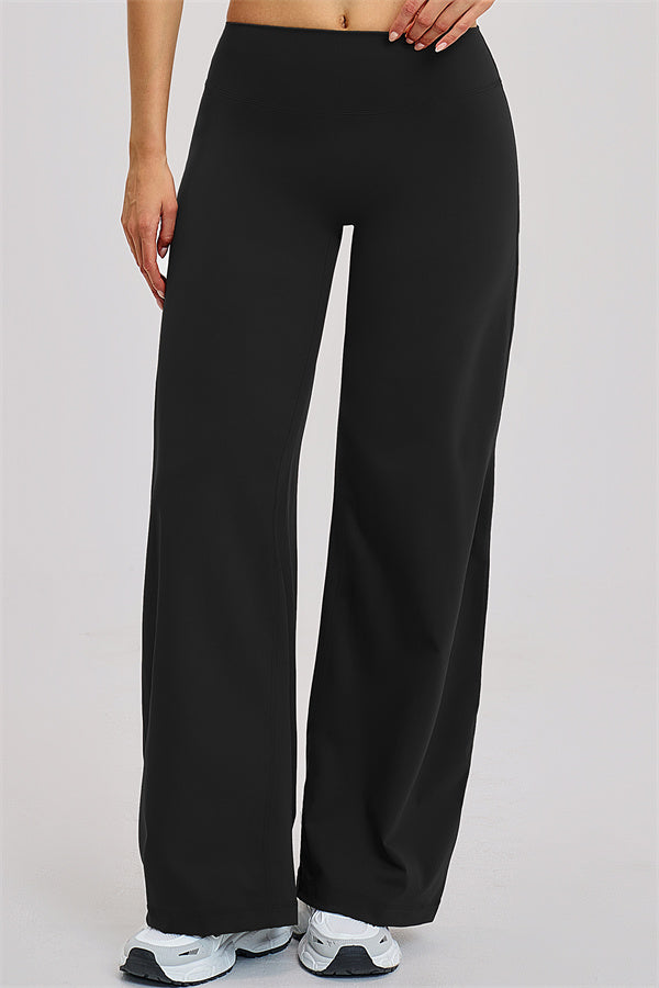 The Dynamic Crop Top Straight Leg Pants 2-Piece Set