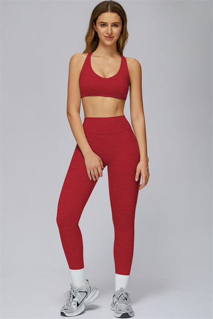 The Radiance Racerback Sports Bra Leggings 2-Piece Set