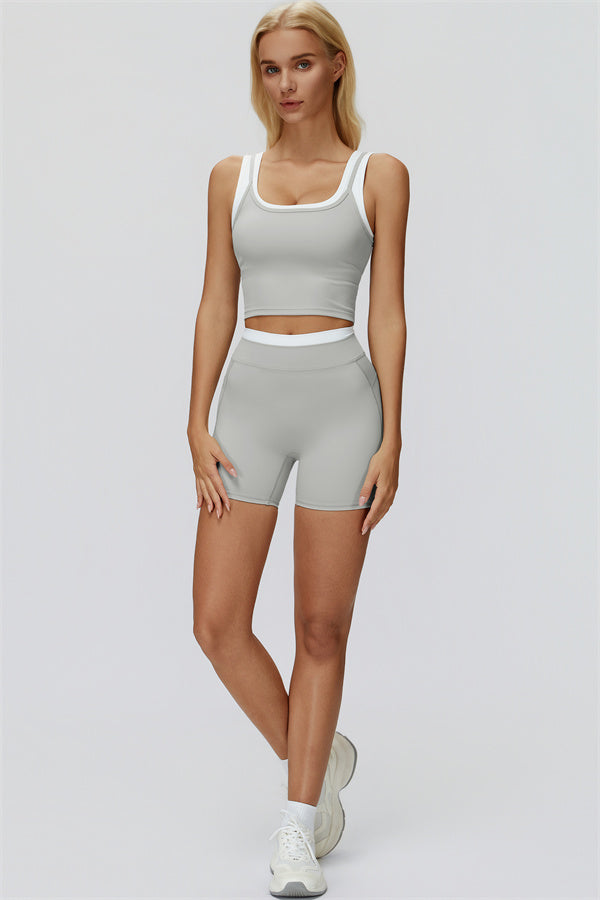 The Canyon Crop Tank Shorts 2-Piece Set