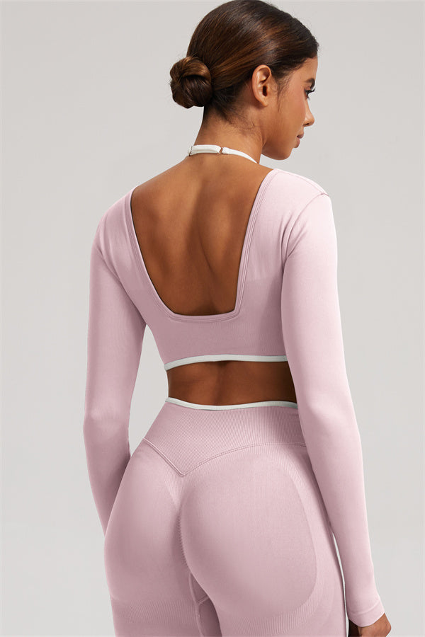 The Elevate Long Sleeve Crop top