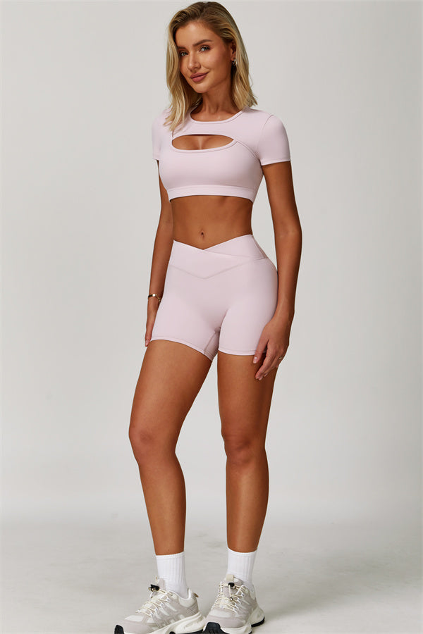 The Lavish Cut-out Crop Top