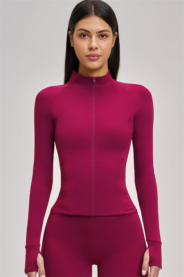 The Swoon Jacket Sports Bra Flared Leggings 3-Piece Set