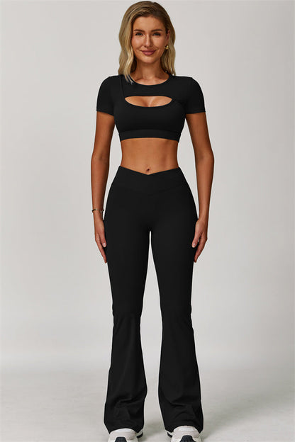 The Lavish Cut-out Crop Top