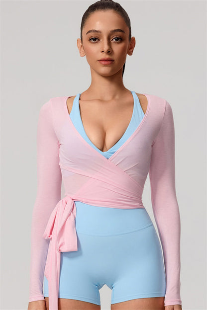 The Lively Long Sleeve Crop Top