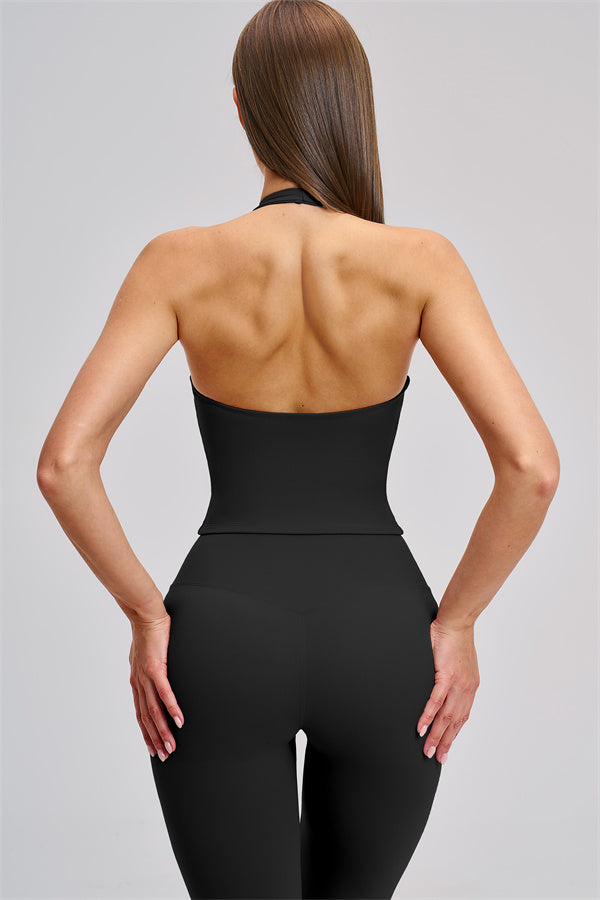 The Zestful Tank Top Flared Leggings 2-Piece Set